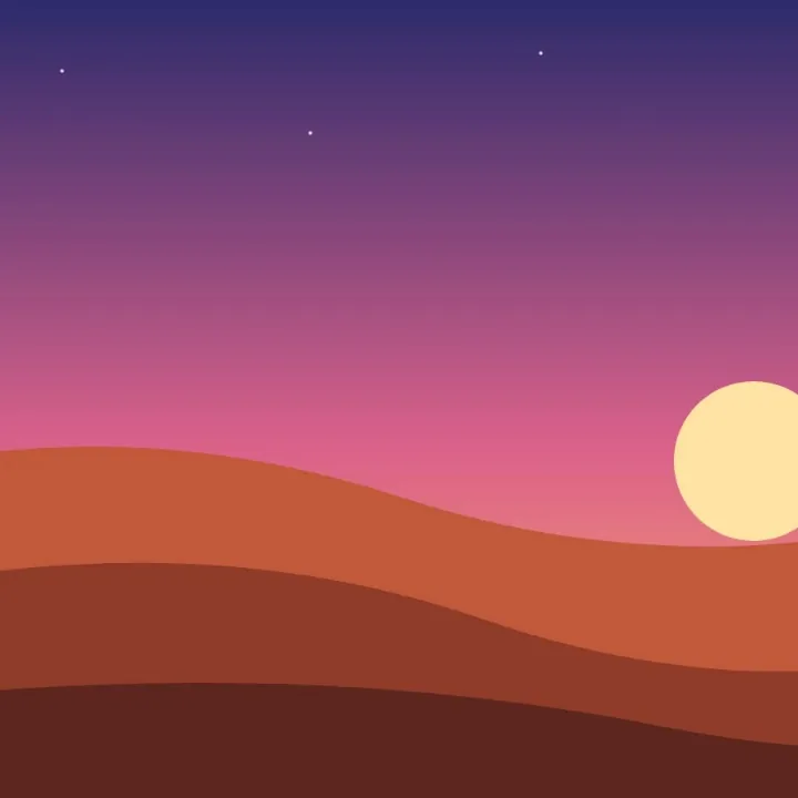 Desert dunes at dusk under a pink sky, a wallpaper saved as a WebP, as a JPG