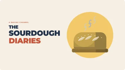 The Sourdough Diaries: a video, 16:9 template