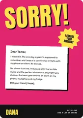 Sorry!: a letter template