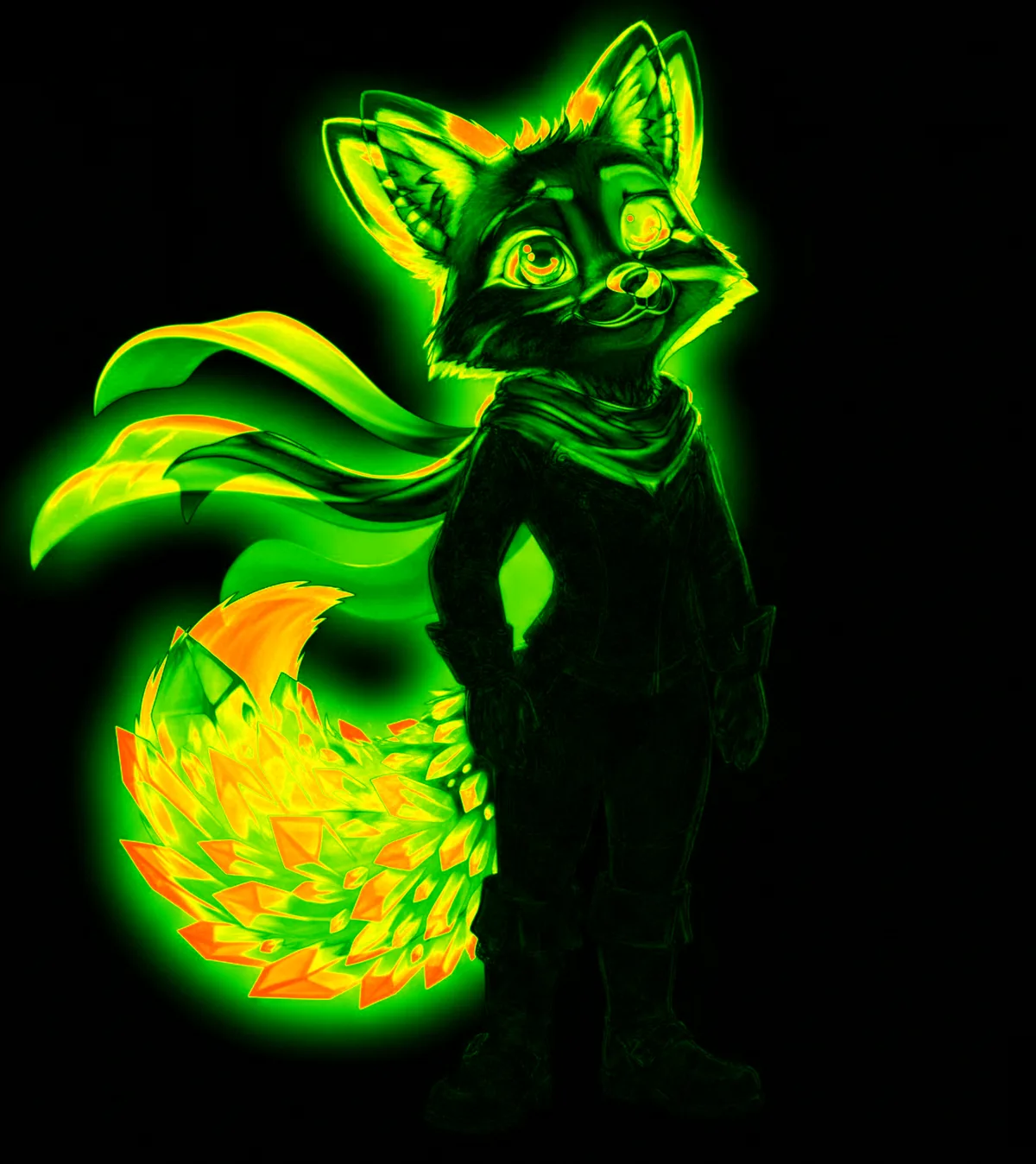 Pixel diff heatmap of two AI art variants showing exact regions where generation parameters produced different results