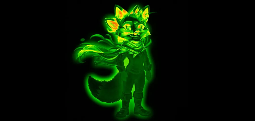 Pixel-diff heatmap: bright regions mark exactly which pixels changed between two variants